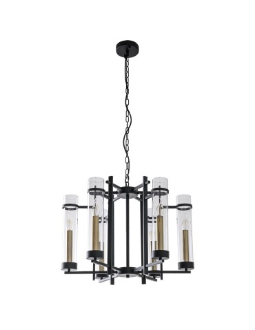 ITALUX Aspen Pendant E14 6x40W Black PND-31186-6A-BL