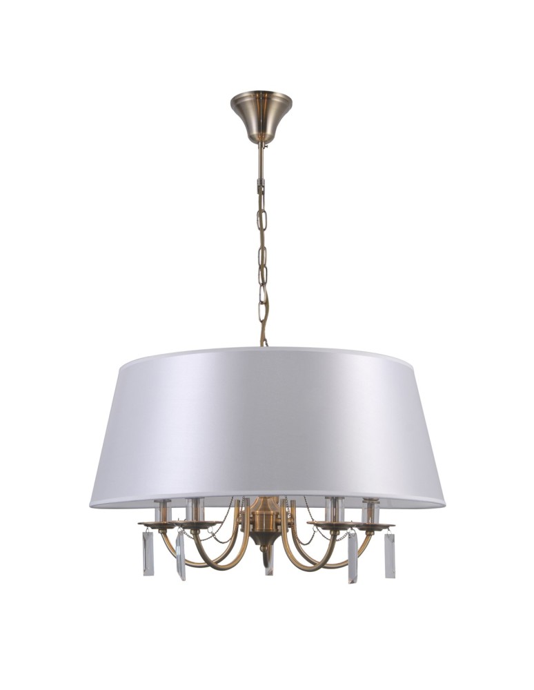Hampton style pendant lamps - ITALUX Solana Pendant E14 5x40W Brown PND-28366-5A - product kolory-swiatla.pl 1