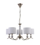 Modern chandeliers - ITALUX Ferlena Pendant E14 5x40W Brown PND-28343-5 - product 1