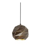 Pendant lamps - ITALUX Palermo Pendant E27 1x40W Anthracite PND-2424-1S-GR+GD - product 1
