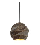 Pendant lamps - ITALUX Palermo Pendant E27 1x40W Anthracite PND-2424-1L-GR+GD - product 1