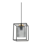 Pendant lamps - ITALUX Sinella Pendant E27 1x40W Black PND-23231-1-BK+SG - product 1