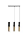 ITALUX Isidora Pendant GU10 3x25W Black/Brown PND-14290-3A-BK-BRO