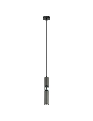 ITALUX Isidora Pendant GU10 1x25W Black/Grey/Chrome PND-14290-1-GR