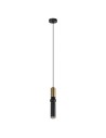 ITALUX Isidora Pendant GU10 1x25W Black/Brown PND-14290-1-BRO-BK