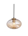 ITALUX Hatella Pendant E27 1x40W Copper/Black PND-112038-1-BRO+AMB