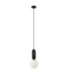 Pendant lamps spheres - ITALUX Aldeva Pendant E27 1x40W Black PND-02340-1S-BK - product 1