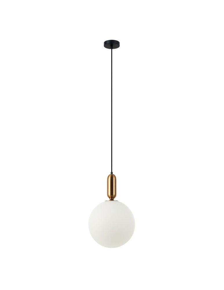 Pendant lamps spheres - ITALUX Aldeva Pendant E27 1x40W Brown PND-02340-1L-BRO - product kolory-swiatla.pl 1
