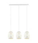 Pendant lamps on a strip - ITALUX Harley Pendant E27 3x40W White MDM-3480/3 W - product 1