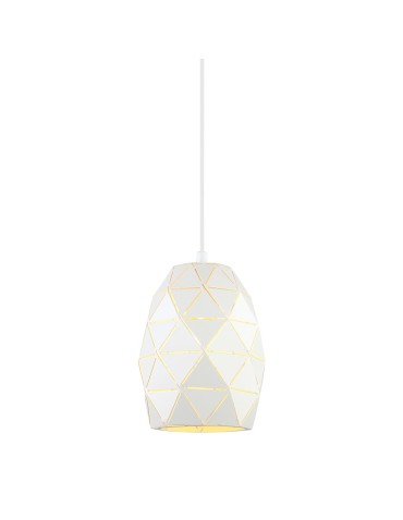 ITALUX Harley Pendant E27 1x40W White MDM-3480/1 W