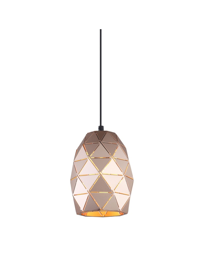 Pendant lamps - ITALUX Harley Pendant E27 1x40W Gold MDM-3480/1 GD - product kolory-swiatla.pl 1