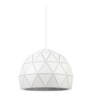 Pendant lamps - ITALUX Harley Pendant E27 1x40W White MDM-3471-1 W - product 1