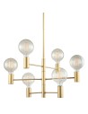 ITALUX Veva Pendant E27 6x40W Gold Matte MDM3339/6 GD