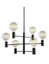 ITALUX Veva Pendant E27 6x40W Black MDM3339/6 BK