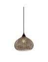 ITALUX Lorean Pendant E27 1x60W Chrome/Black MDM-3330/1 BK+SL