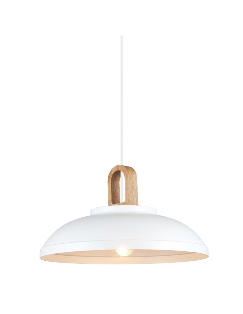 Pendant lamps - ITALUX Danito Pendant E27 1x40W White MDM3153/1L W - product kolory-swiatla.pl 1