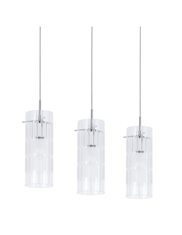 ITALUX Max Pendant E27 3x60W Chrome MDM1957-3