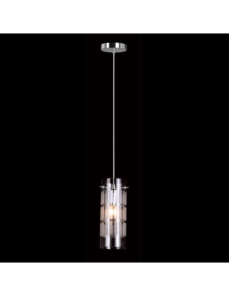 Pendant lamps - ITALUX Max Pendant E27 1x60W Chrome MDM1957-1 - product kolory-swiatla.pl 1