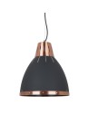 ITALUX Merton Pendant E27 1x60W Graphite/Red MD-HN8209 BK+RC