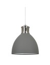 ITALUX Lola Wisząca E27 1x60W Szary/Nikiel MD-HN8100-GR+S.NICK