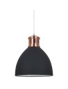 ITALUX Lola Pendant E27 1x60W Graphite/Red MD-HN8100-BK+RC