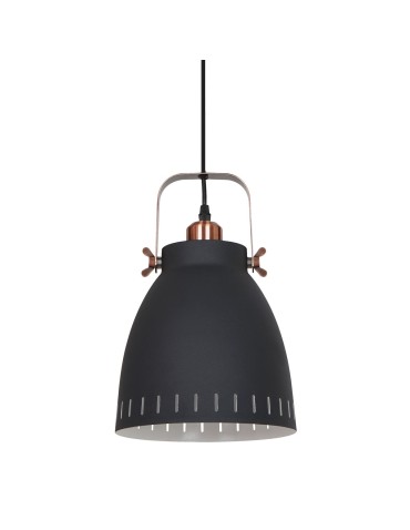 ITALUX Franklin Pendant E27 1x60W Graphite/Red MD-HN8026M-B+RC