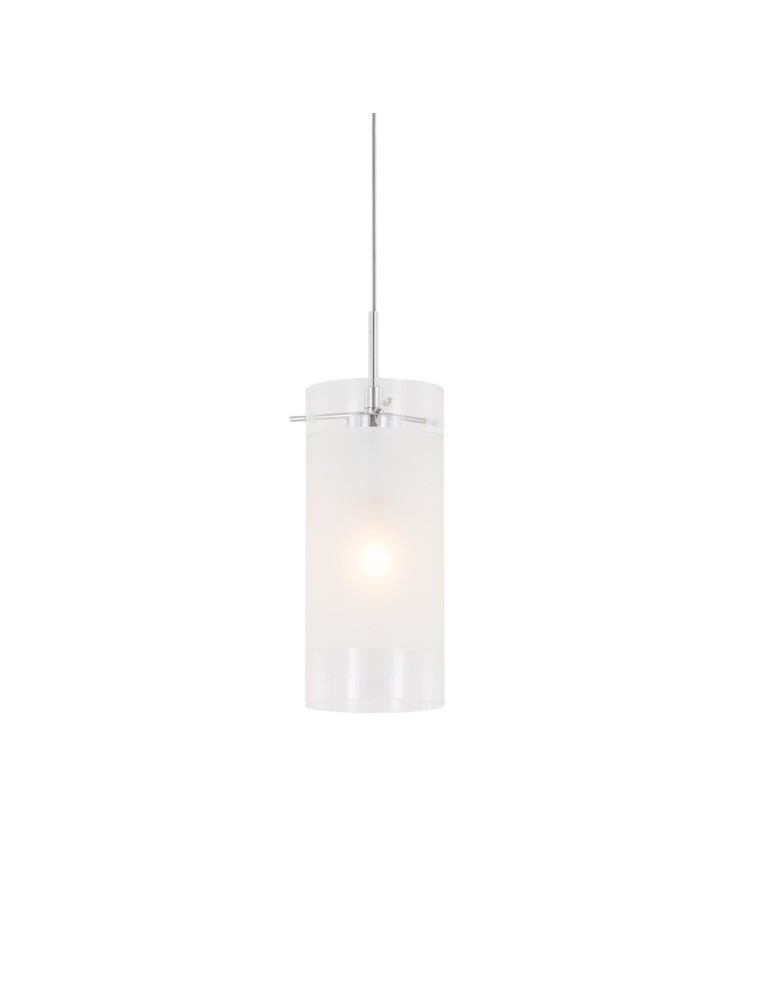 Pendant lamps - ITALUX Blend Pendant E27 1x60W Chrome MDF9489/1 - product kolory-swiatla.pl 1