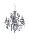 ITALUX Barocco Black Chandelier E14 6x40W Black MD72709-6B