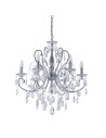 ITALUX Barocco Chrome Chandelier E14 6x40W Chrome MD72709-6A