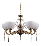 Retro chandeliers - ITALUX Baxio Chandelier E27 5x60W Gold MD38445-5 - product 1