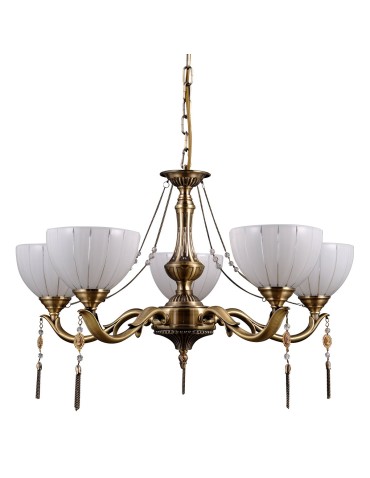 ITALUX Baxio Chandelier E27 5x60W Gold MD38445-5