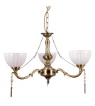 Retro chandeliers - ITALUX Baxio Chandelier E27 3x60W Gold MD38445-3 - product 1