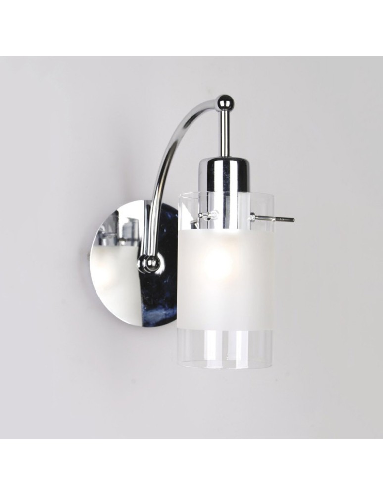 Wall lamps - ITALUX Blend Wall lamp E27 1x60W Chrome MBF9489/1 - product kolory-swiatla.pl 1
