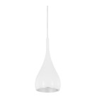 Pendant lamps - ITALUX Anon White Pendant E27 1x60W Chrome/White MA01986CA-001 - product 1