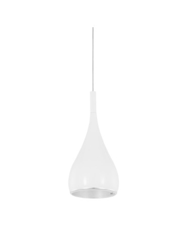 ITALUX Anon White Pendant E27 1x60W Chrome/White MA01986CA-001