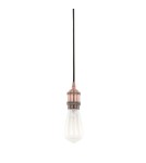 Pendant lamps bulbs - ITALUX Classo Pendant E27 1x60W Red DS-M-034 RED COPPER - product 1