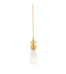 Pendant lamps bulbs - ITALUX Classo Pendant E27 1x60W Gold DS-M-034 GOLD - product 1