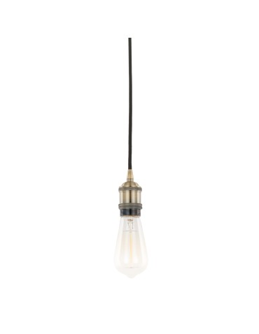 ITALUX Classo Pendant E27 1x60W Brown DS-M-034 ANTIQUE BRASS