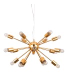 Loft pendant lamps - ITALUX Theo Pendant E27 18x40W Gold AD20000-18 - product 1