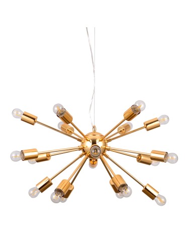 ITALUX Theo Pendant E27 18x40W Gold AD20000-18