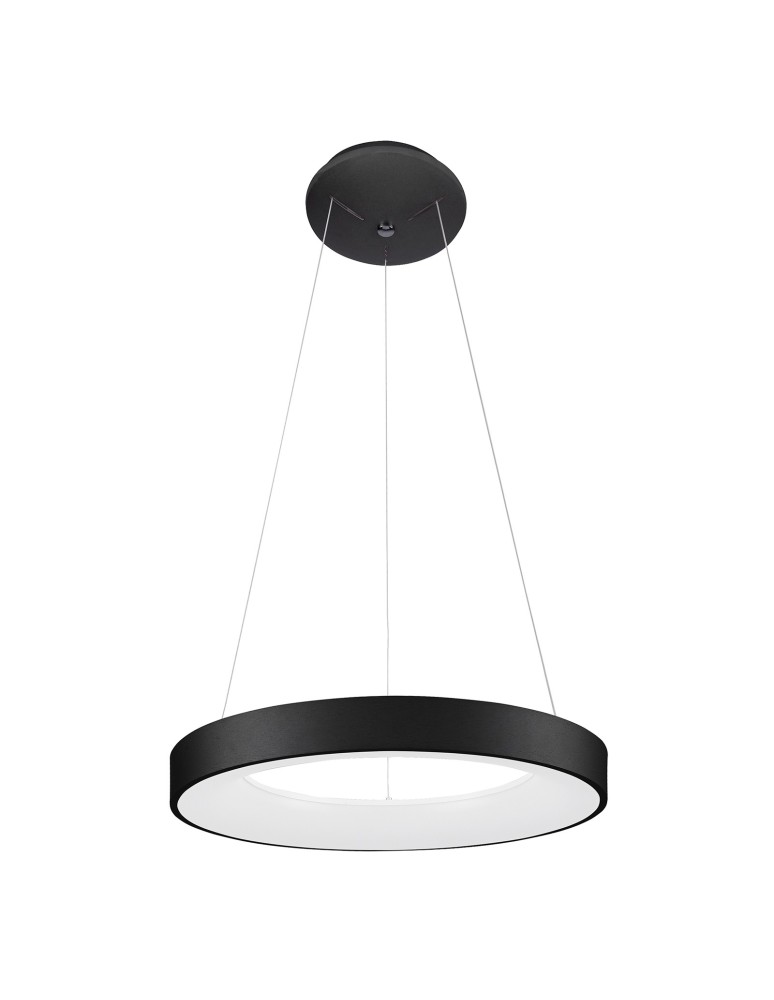 Pendant lamps circles - ITALUX Giulia Pendant LED integrated 40W 4000K 2200lm Black 5304-840RP-BK-4. - product kolory-swiatla.pl 1