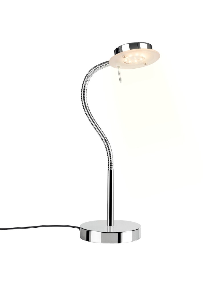 Reading table lamps - ITALUX Sergio Desk LED integrated 4.5W 3000K 340lm Chrome 14131008L - product kolory-swiatla.pl 1