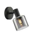 Adjustable wall lamps - ITALUX Santia Wall lamp E27 1x40W Black WL-65342-1 BK+SG - product 1