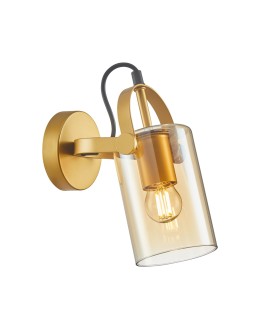 ITALUX Nanesma Wall lamp E27 1x40W Gold WL-32453-1 GD+AMB