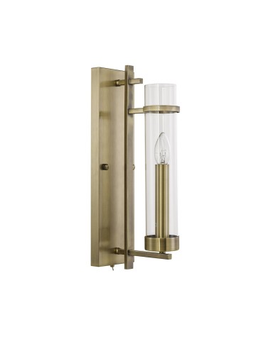 ITALUX Aspen Wall lamp E14 1x40W Brown WL-31186-1A-ABR