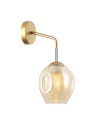 ITALUX Borgo Wall lamp E27 1x40W Gold WL-30843-1 GD+AMB