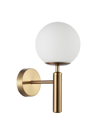 ITALUX Ravena Wall lamp E27 1x10W Brass WL-2324-1 GD+OPA