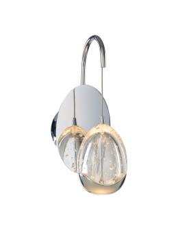ITALUX Huelto Integrated LED wall lamp 4.8W 3000K 290lm Chrome WL-22112132-1A-CR