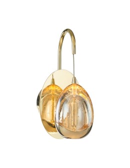 ITALUX Huelto Integrated LED wall lamp 4.8W 3000K 290lm Gold WL-22112132-1A-CHPN
