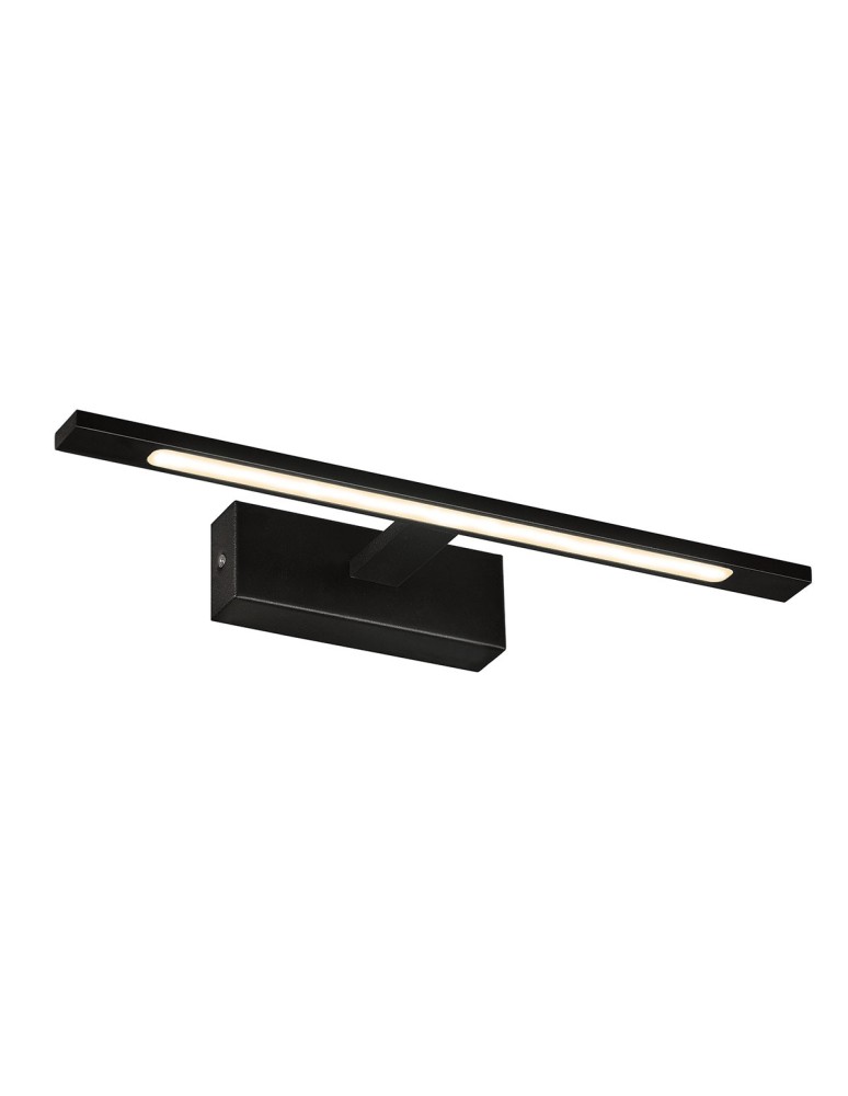 Bathroom wall lamps - ITALUX Lamiena Integrated LED wall lamp 12W 3000K 960lm IP44 Black WL-21420M-BK - product kolory-swiatla.pl 1
